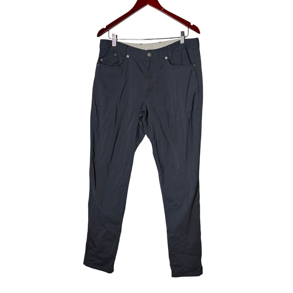 Outlier black lightweight straight tapered leg chino pants sz 34x36 L